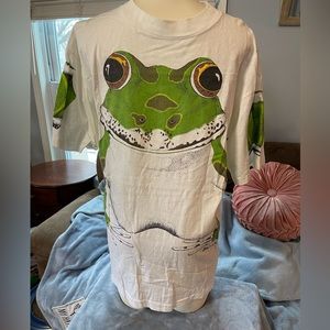 Vintage FROG T SHIRT - UNISEX - ONEITA - ZOOSLOOSE - X-LARGE